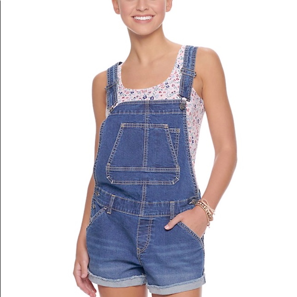 No Boundaries Overalls Relaxed Fit